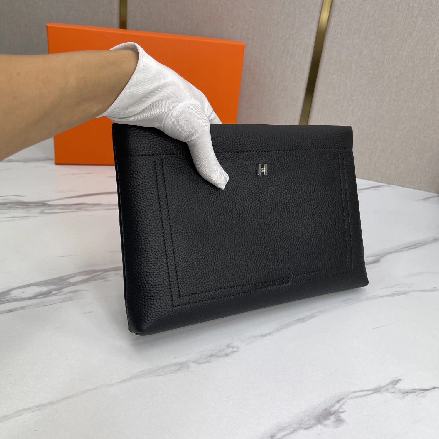 Sleek 1935 Hermes AAA Man Wallets