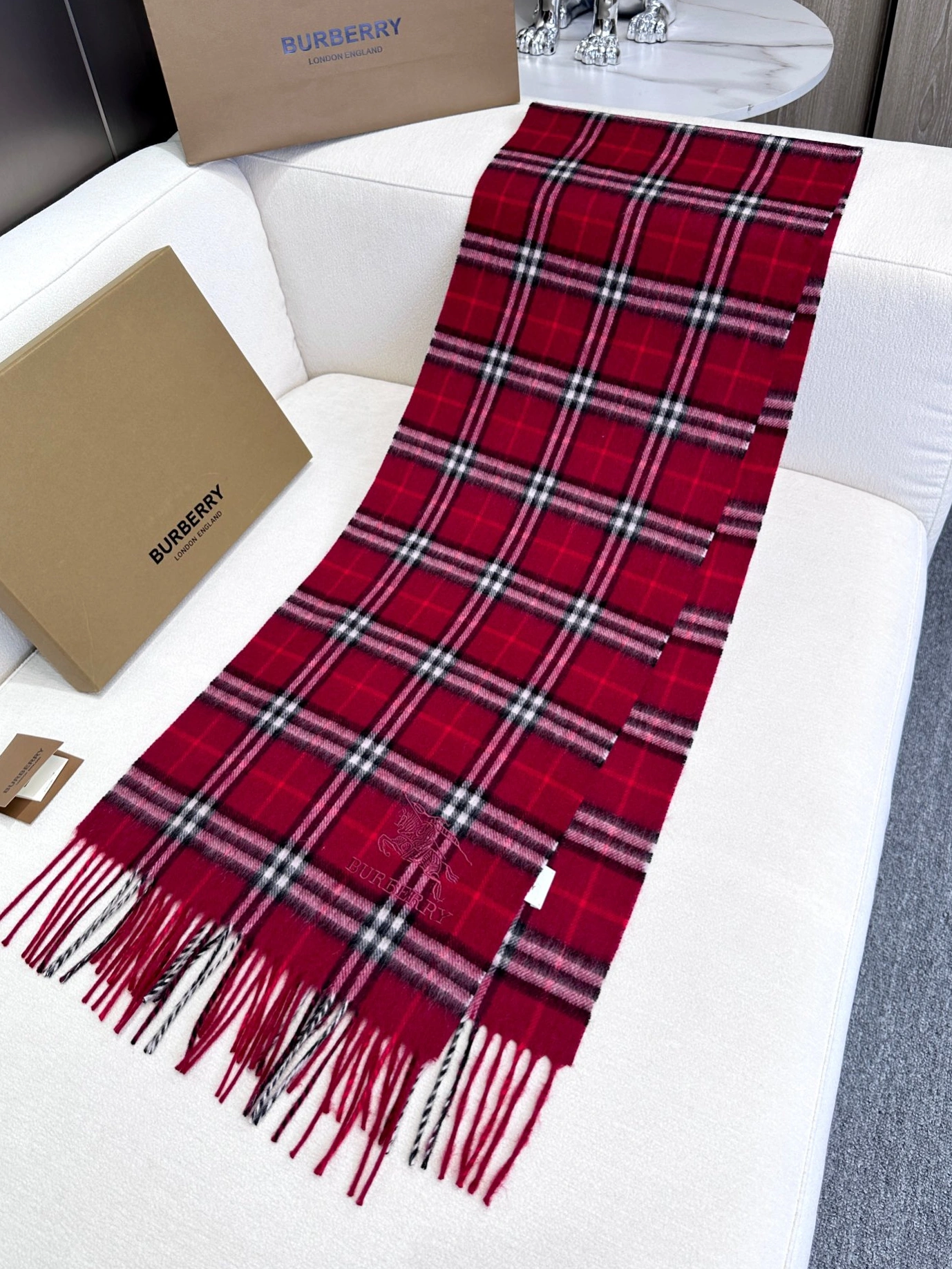 Sleek 1968 Burberry Scarf