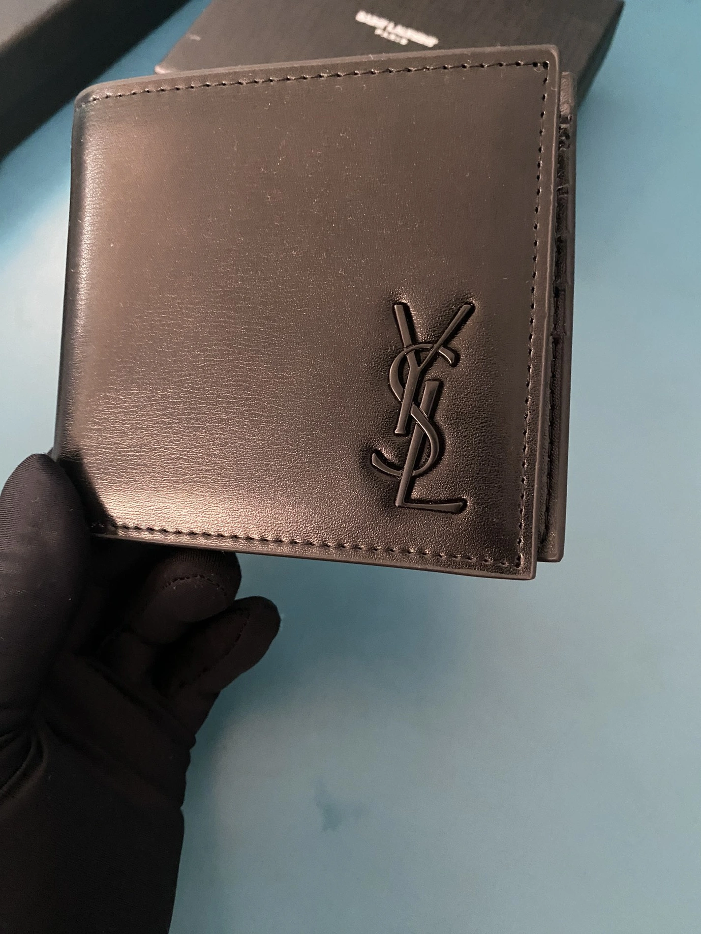 Sleek 1985 Yves Saint Laurent YSL Man Wallets