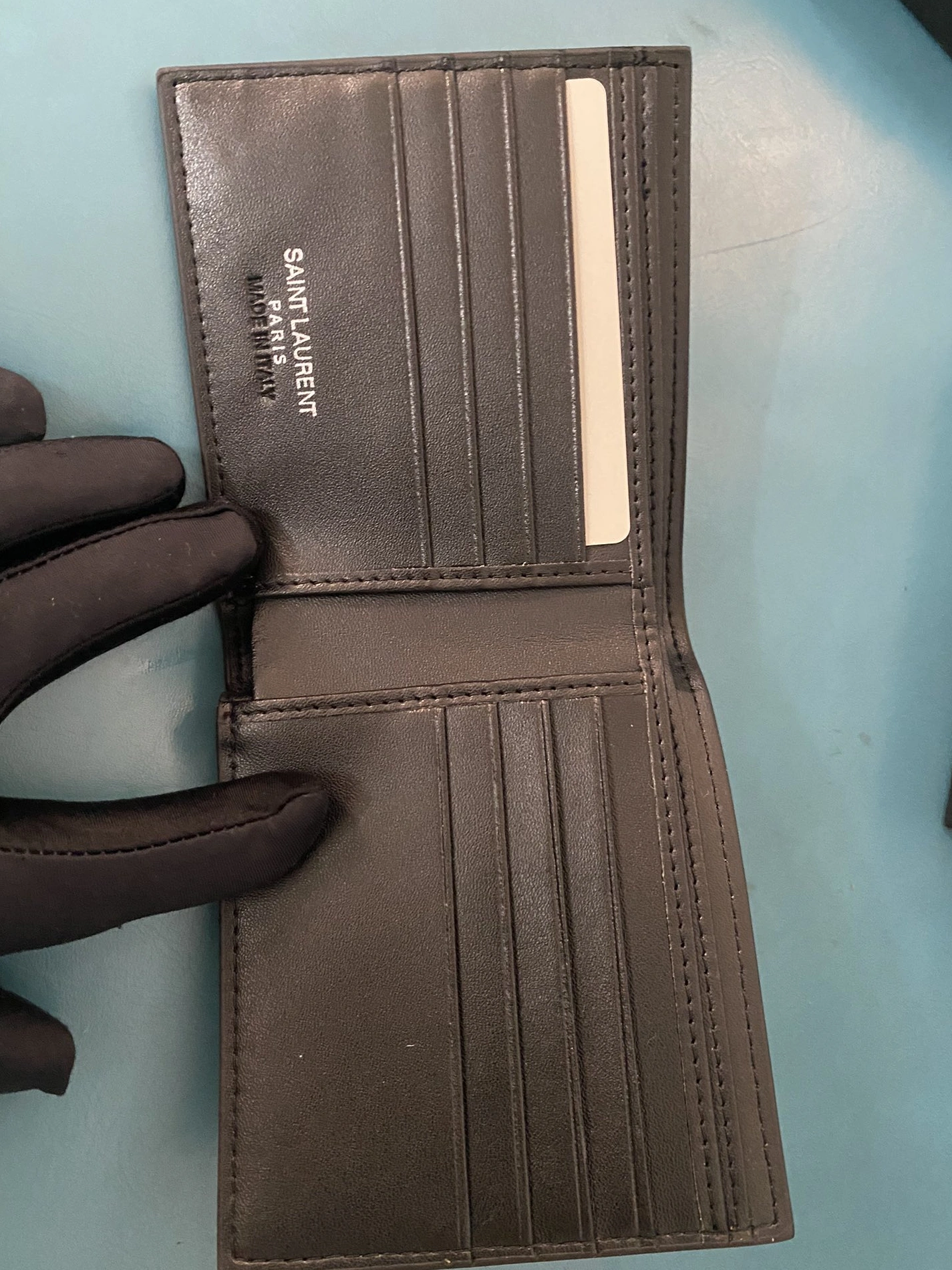 Sleek 1985 Yves Saint Laurent YSL Man Wallets