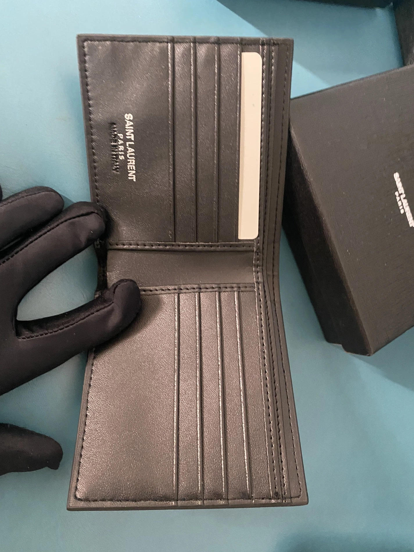 Sleek 1985 Yves Saint Laurent YSL Man Wallets