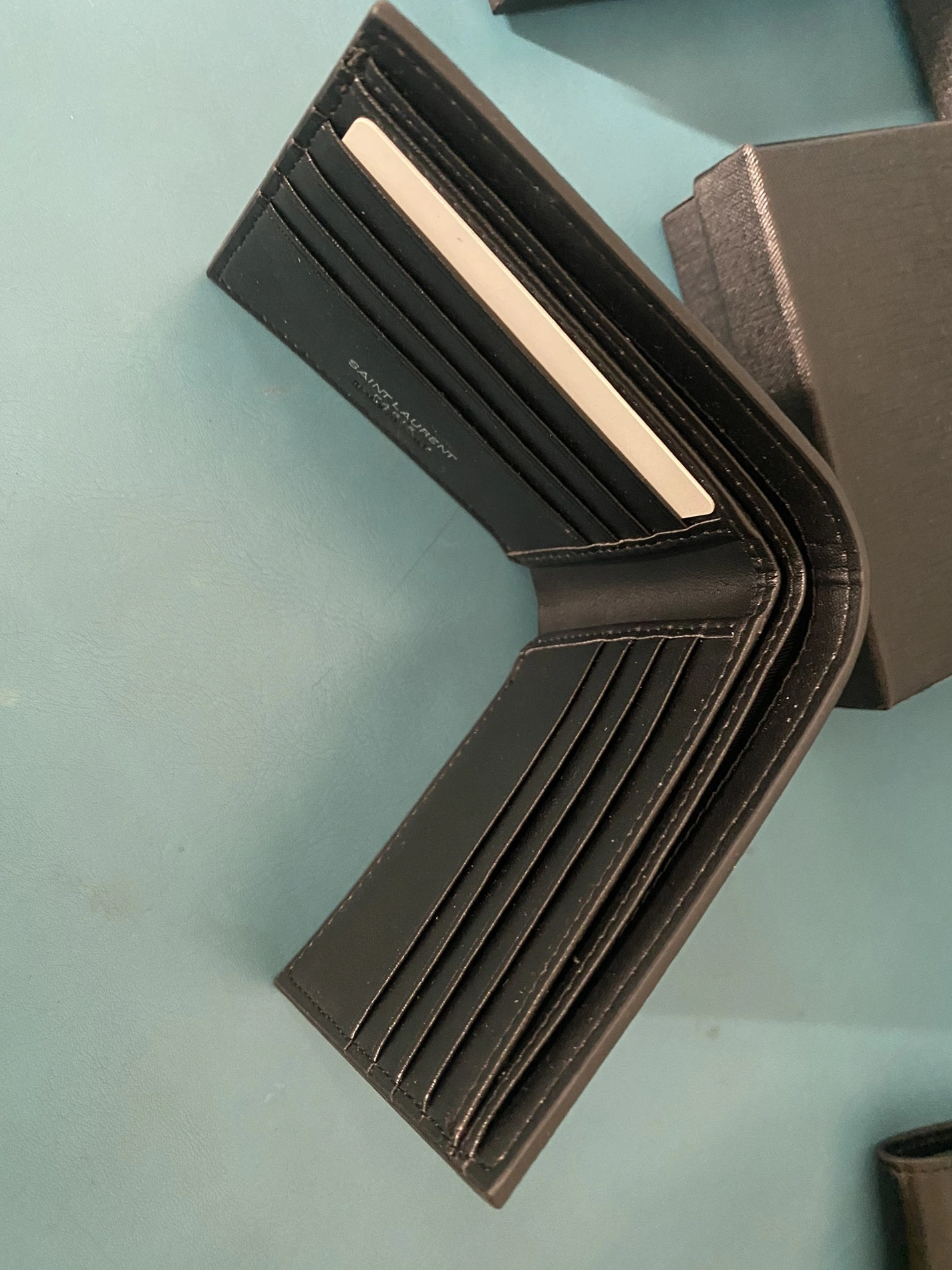 Sleek 1985 Yves Saint Laurent YSL Man Wallets