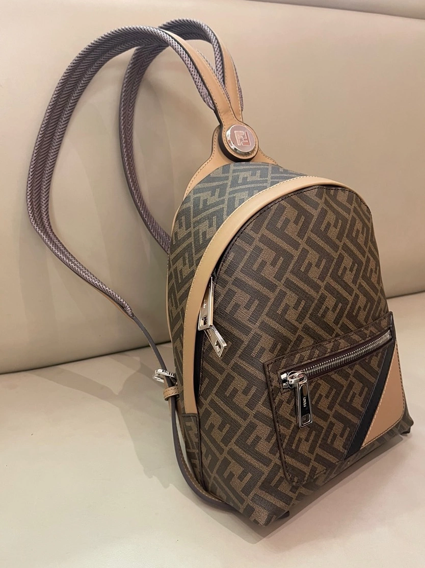 Sleek 2129 Fendi AAA Quality Backpacks For Unisex