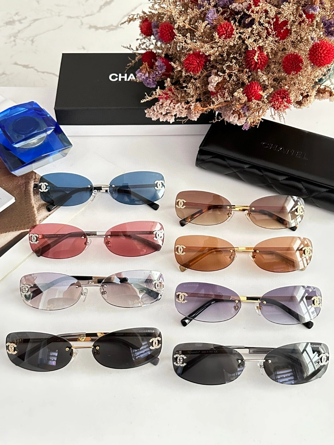 Sleek 2259 Chanel AAA Quality Sunglasses