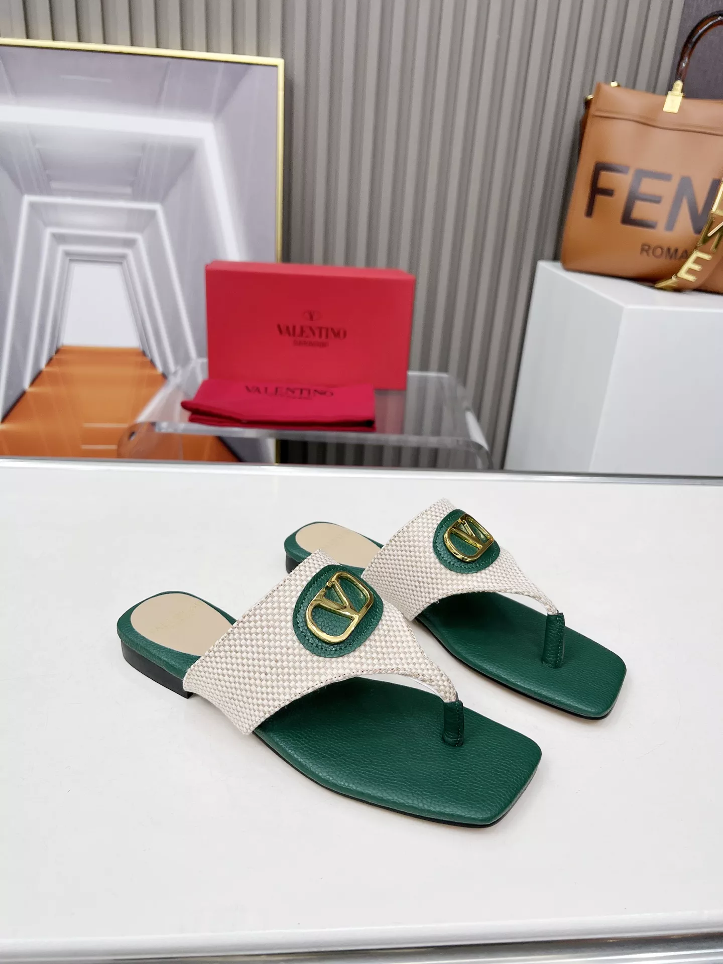 Sleek 2301 Valentino Slippers For Women