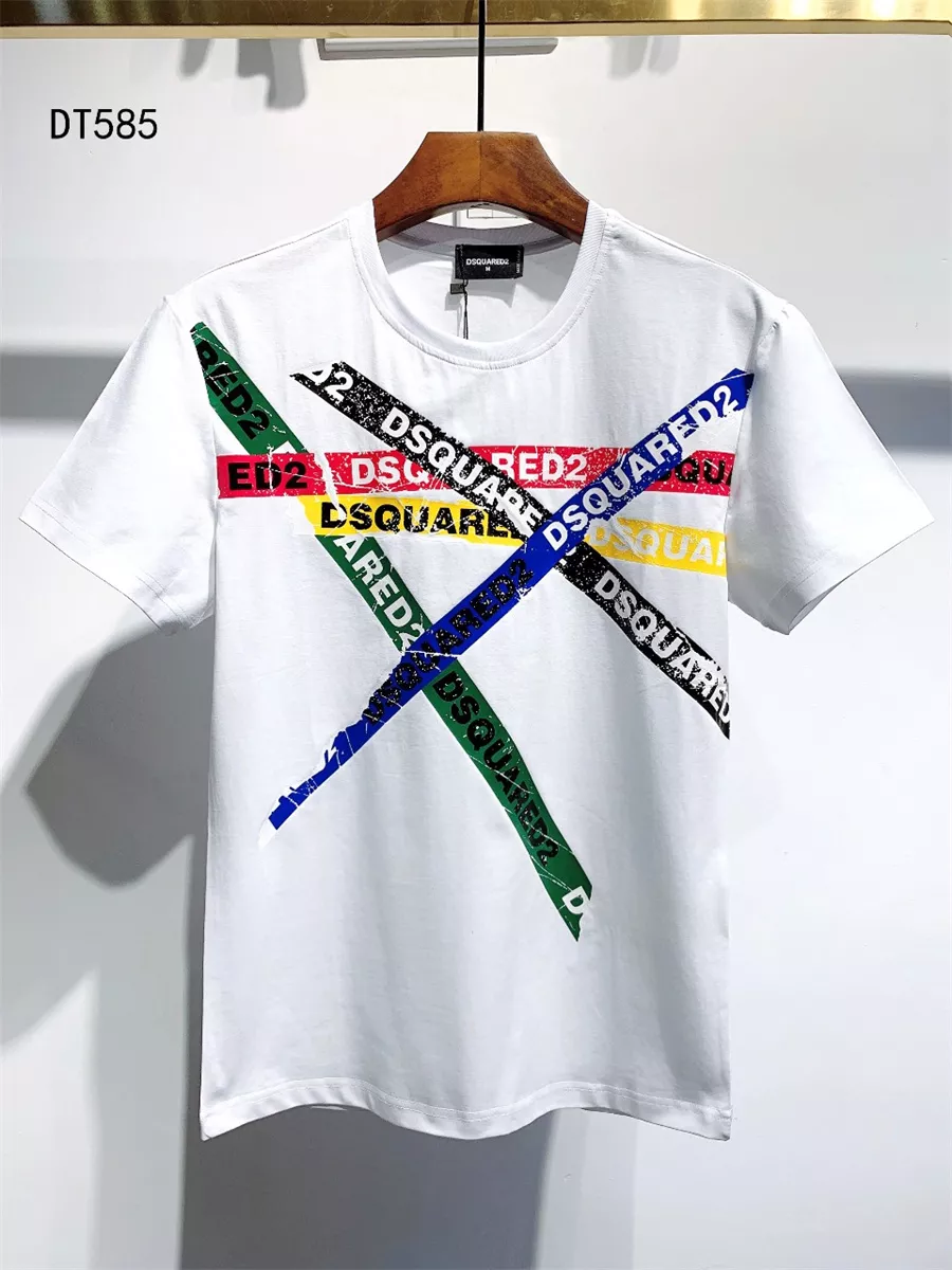Sleek 3001 Dsquared T-Shirts Short Sleeved For Men