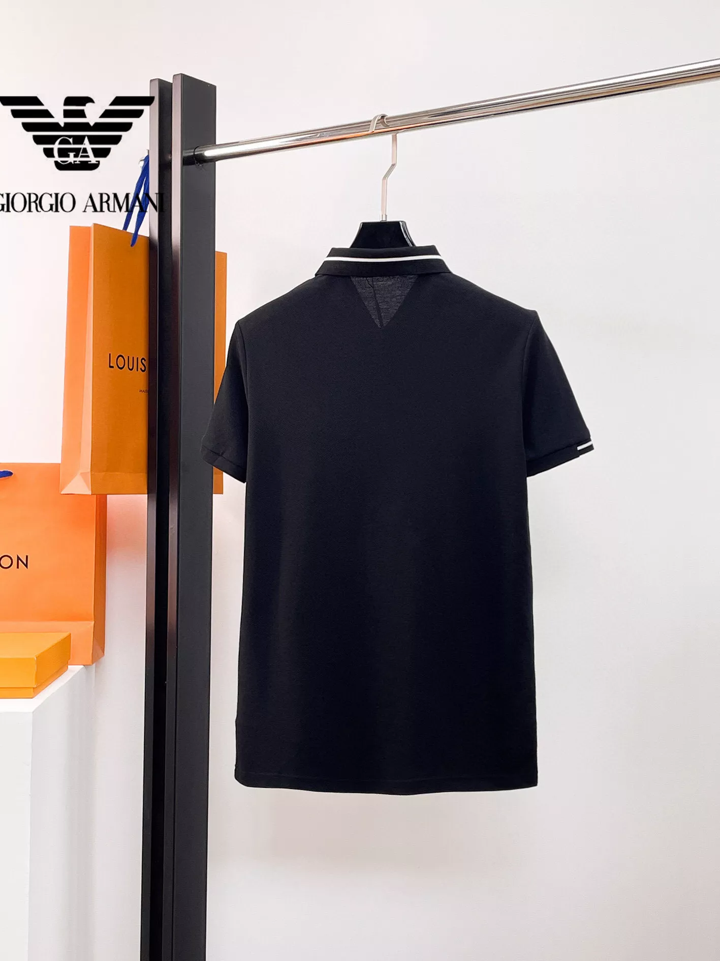 Sleek 3015 Armani T-Shirts Short Sleeved For Men