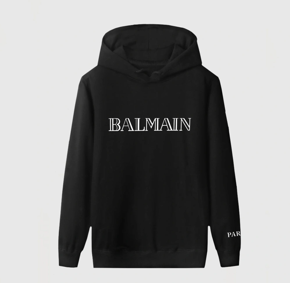 Sleek 3097 Balmain Hoodies Long Sleeved For Men