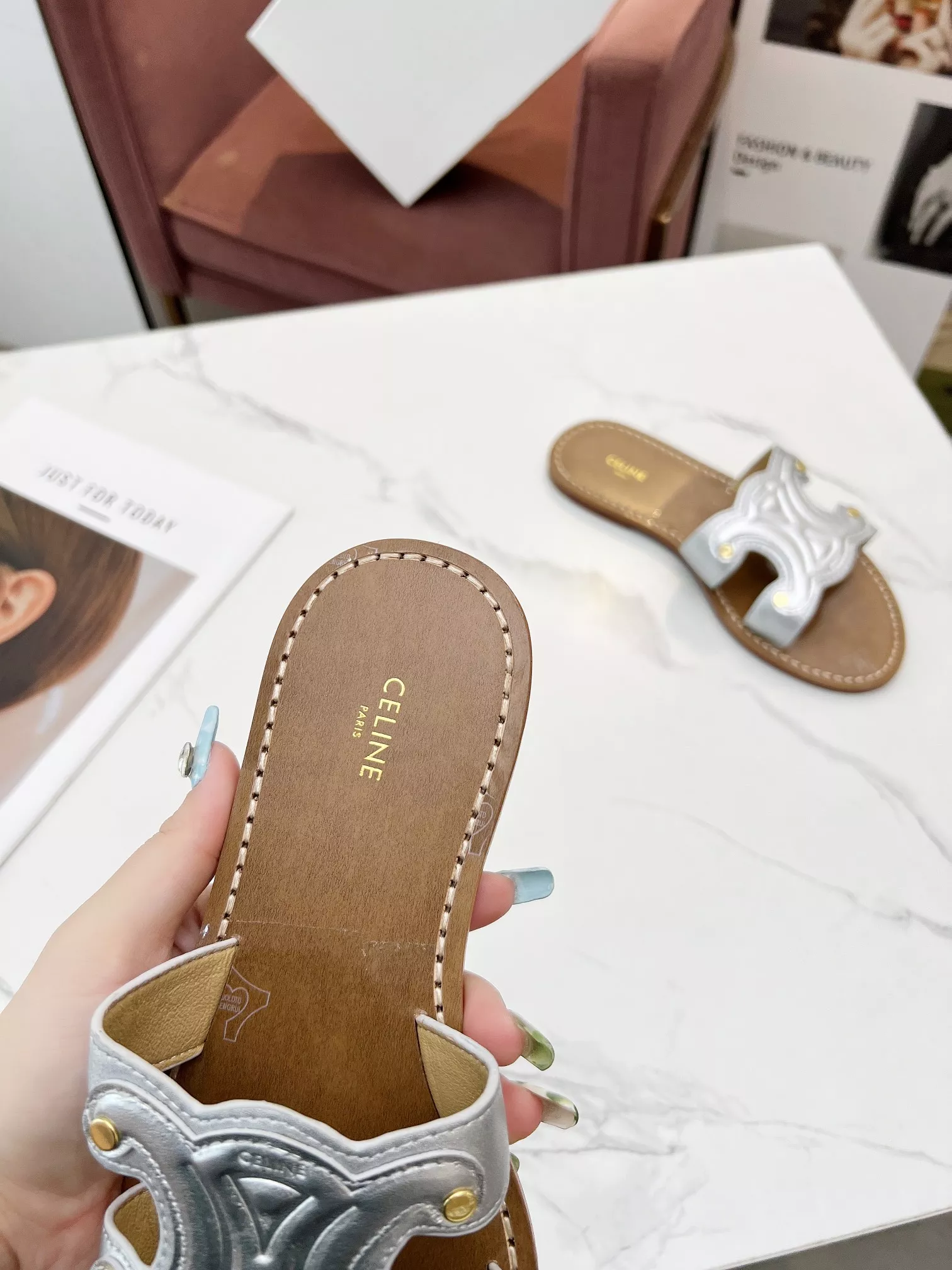 Sleek 3313 Celine Slippers For Women