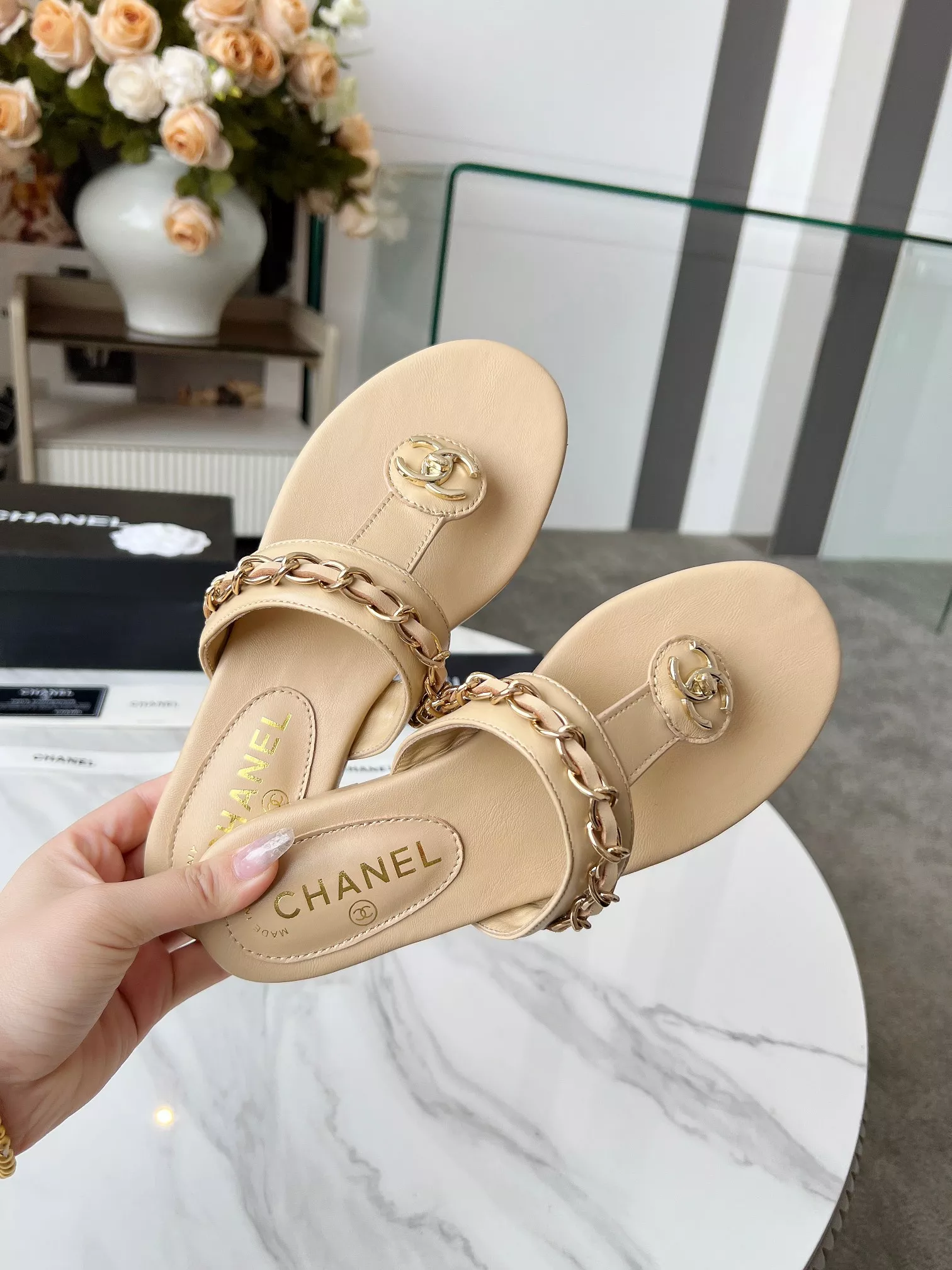 Sleek 3426 Chanel Slippers For Women