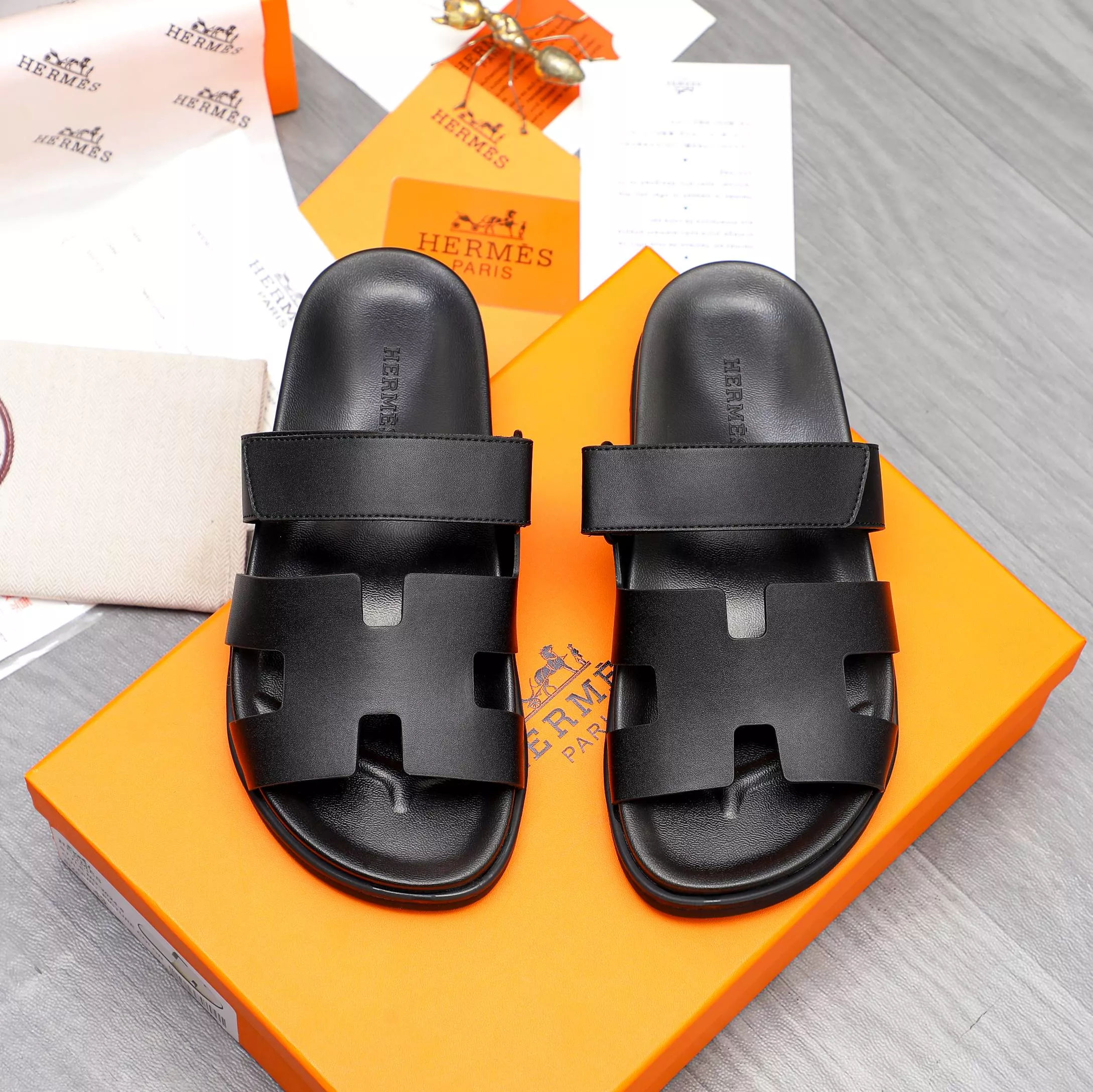 Sleek 3518 Hermes Slippers For Men