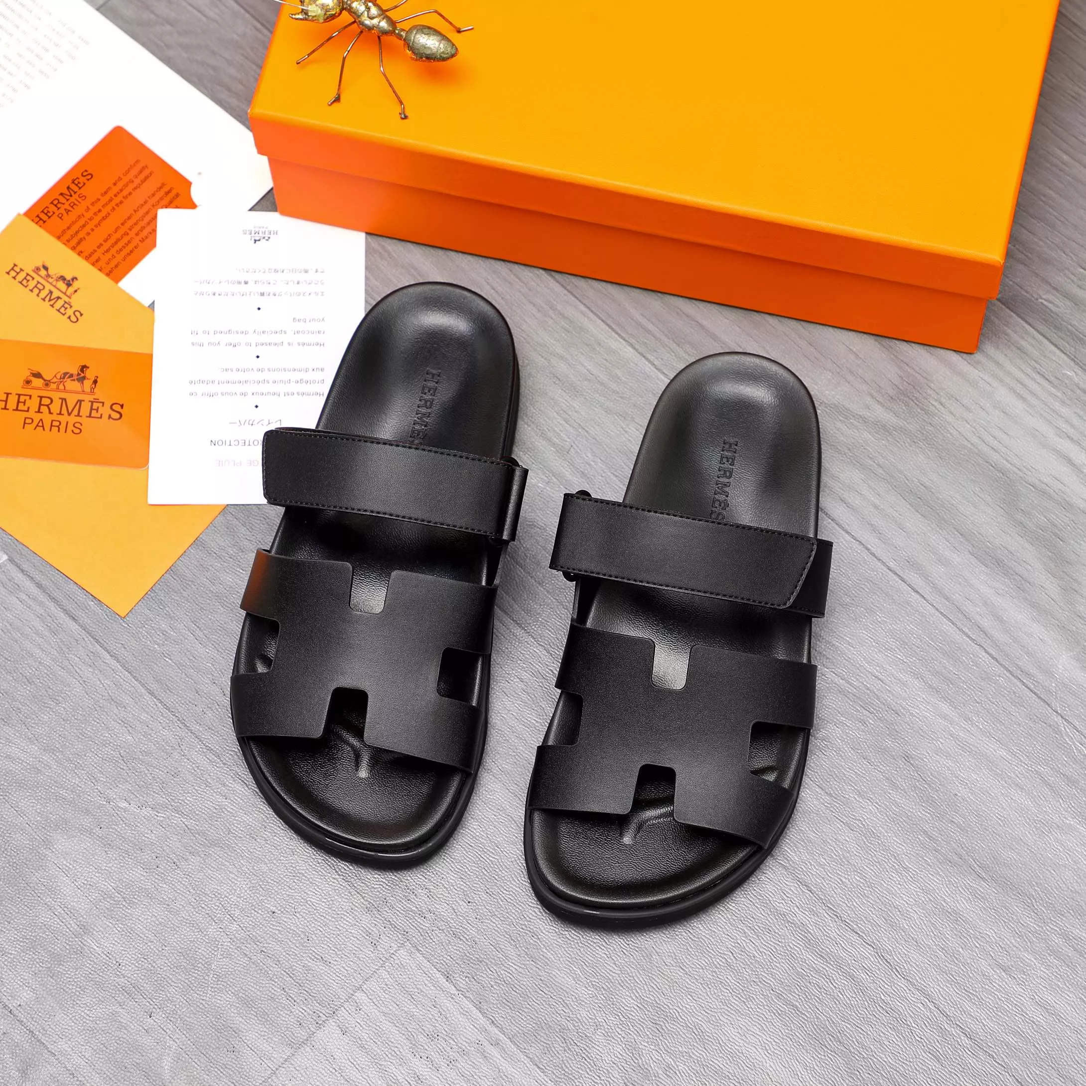 Sleek 3518 Hermes Slippers For Men