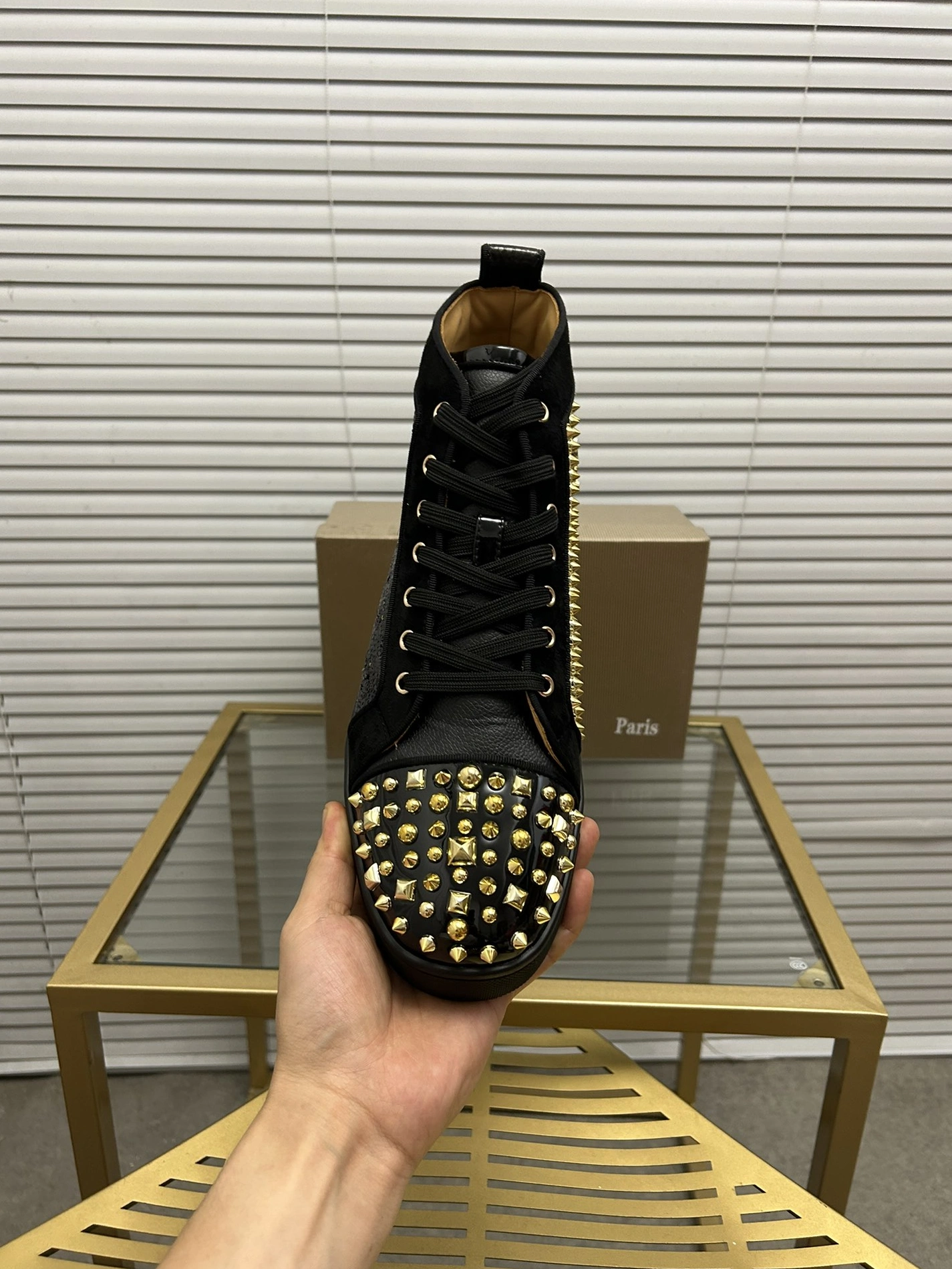 Sleek 3826 Christian Louboutin High Top Shoes For Women