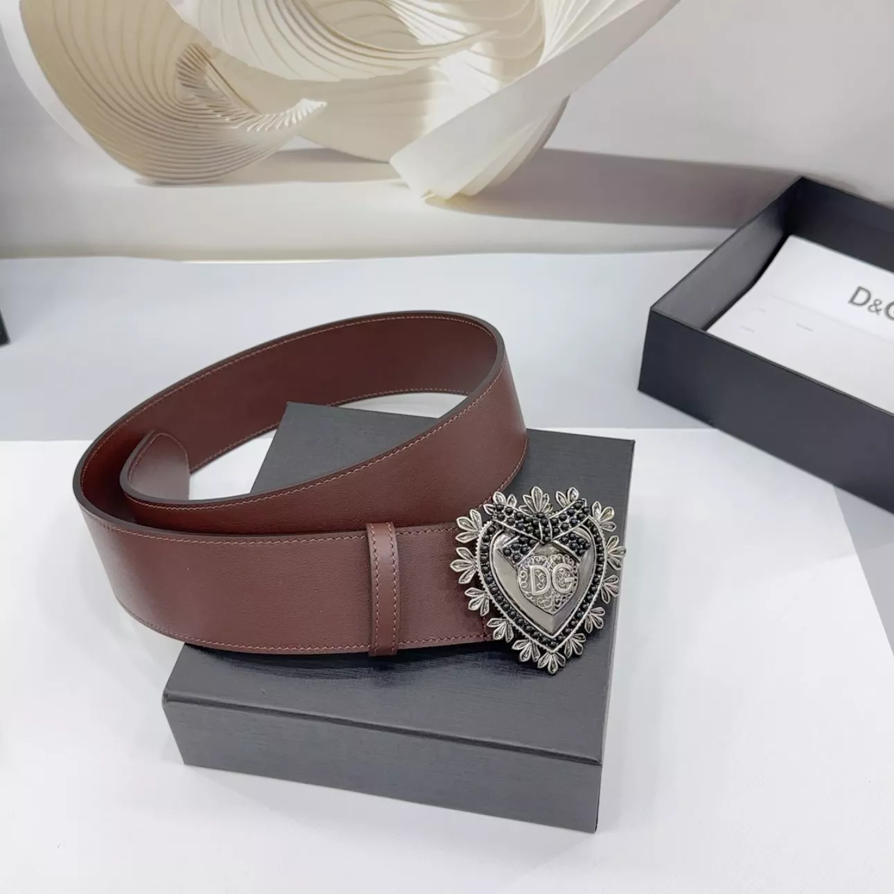 Sleek 3856 Dolce & Gabbana D&G AAA Quality Belts In 5.0cm For Women