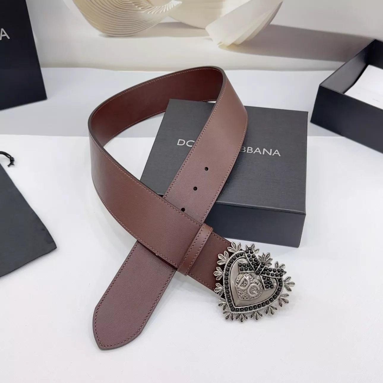 Sleek 3856 Dolce & Gabbana D&G AAA Quality Belts In 5.0cm For Women