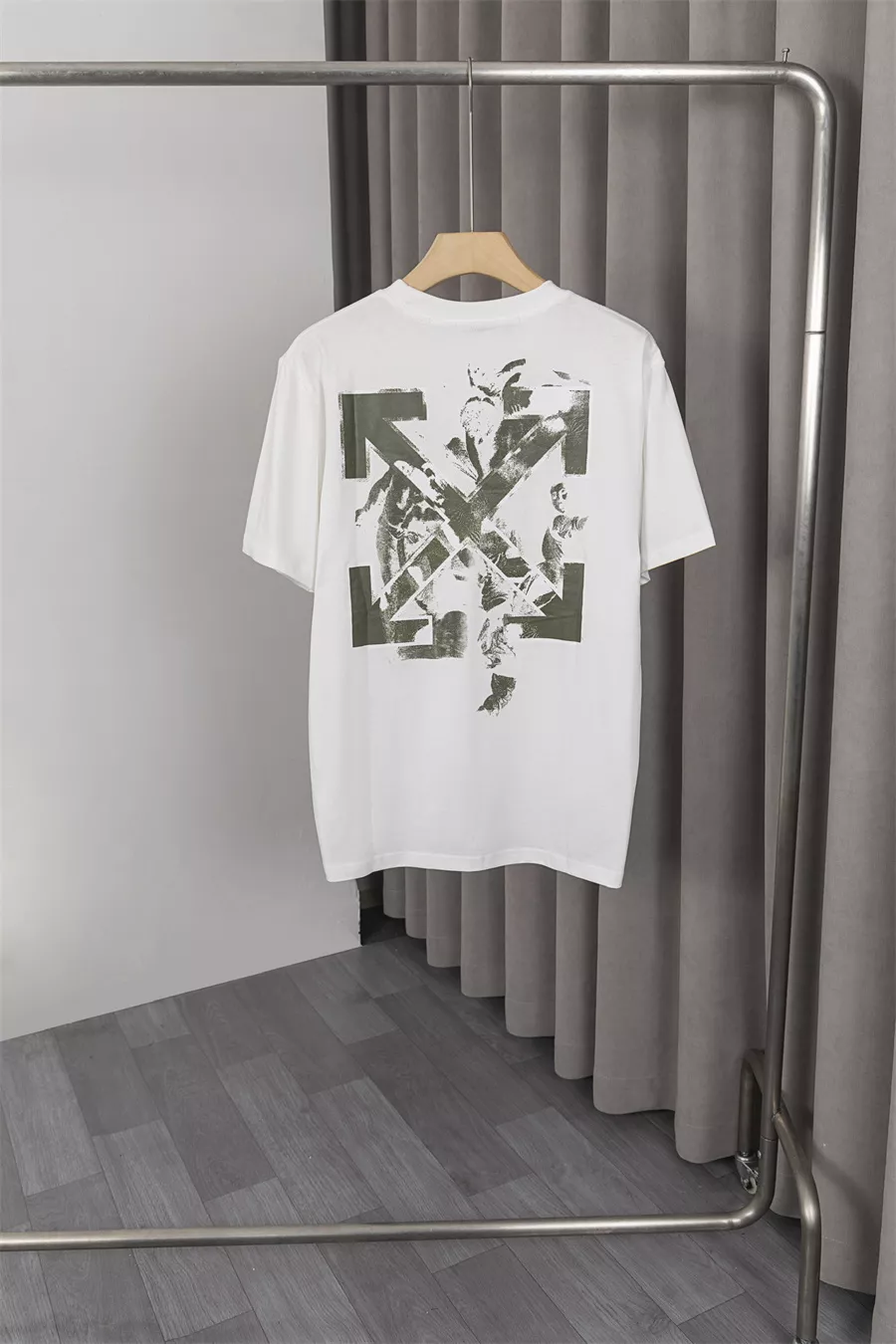 Sleek 3897 Off-White T-Shirts Short Sleeved For Men