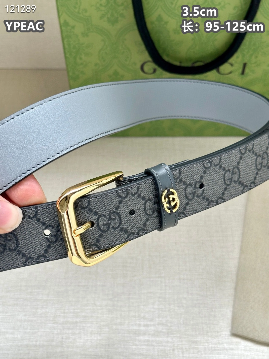 Sleek 4074 Gucci AAA Quality Belts For Unisex