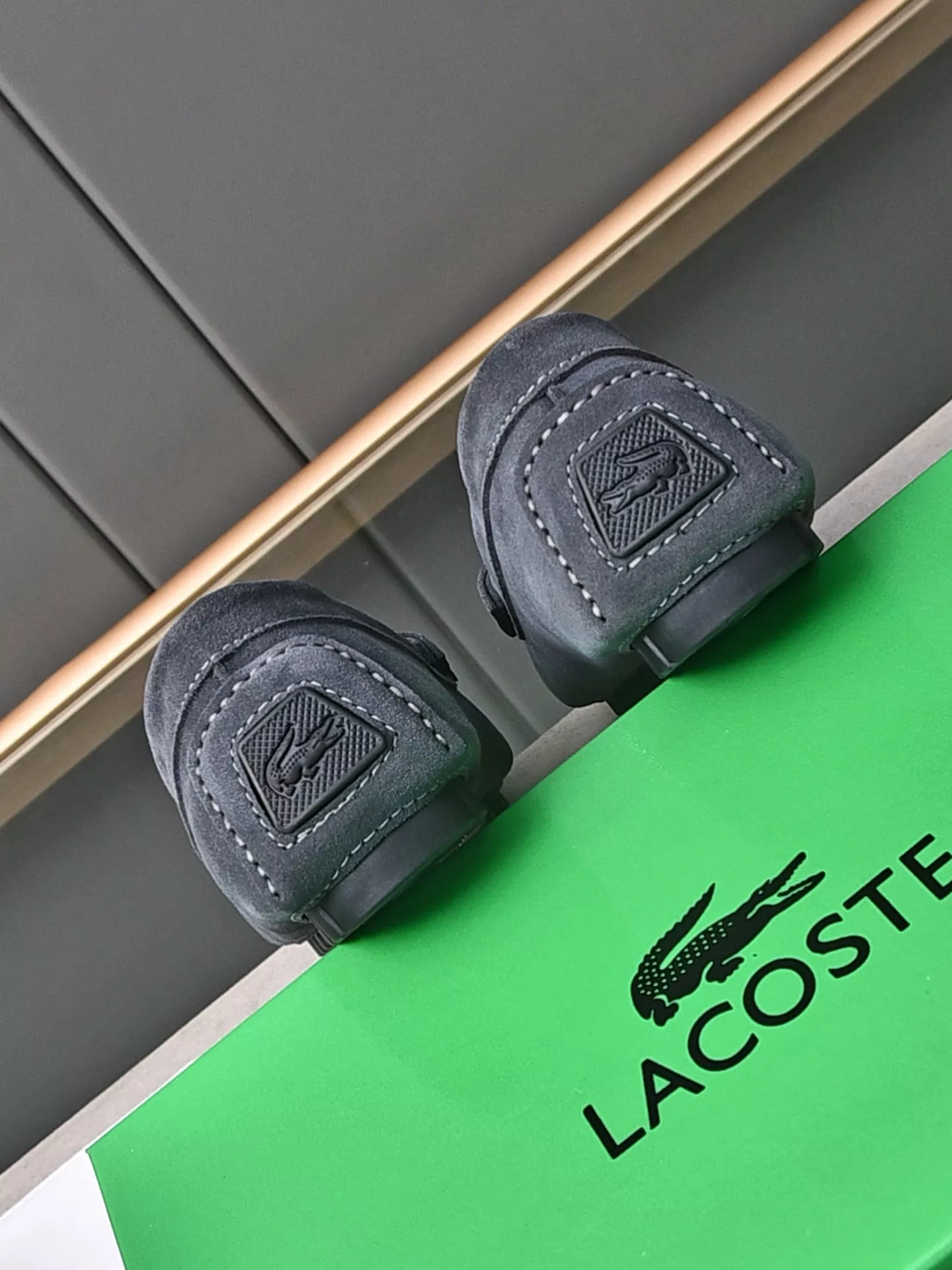 Sleek 4309 Lacoste Leather Shoes For Men
