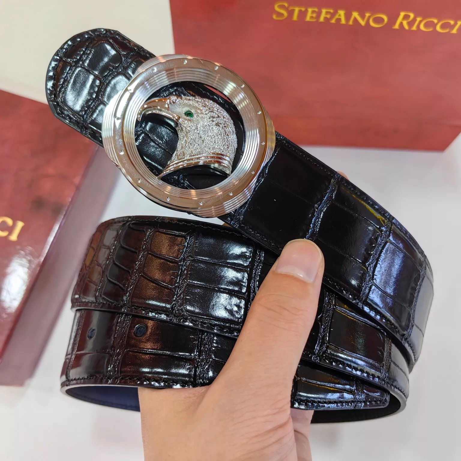 Sleek 4384 Stefano Ricci AAA Quality Belts For Men