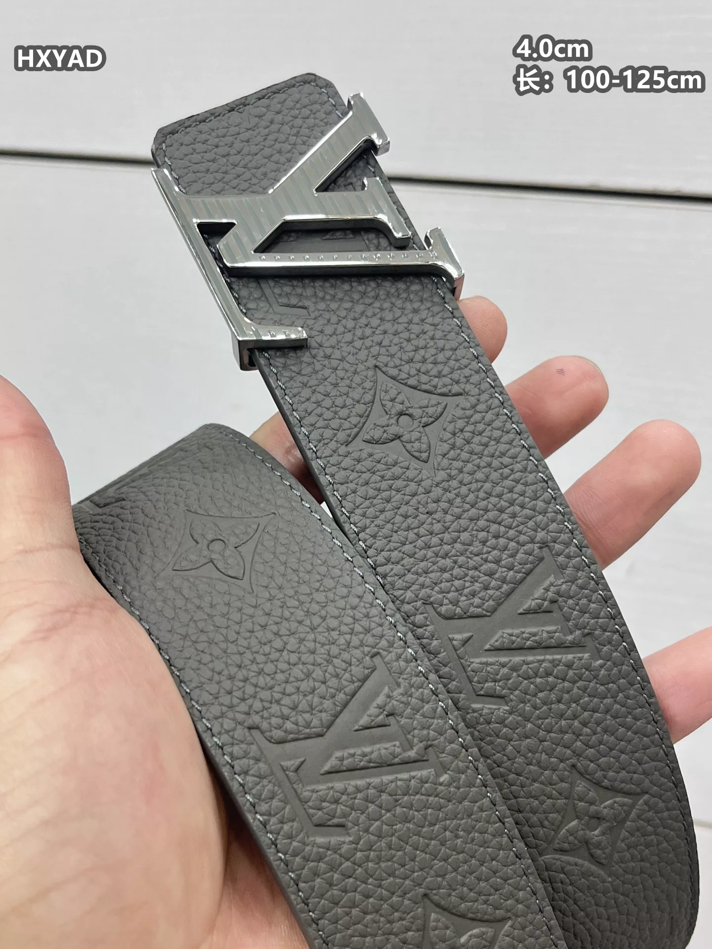 Sleek 4496 Louis Vuitton AAA Quality Belts For Men