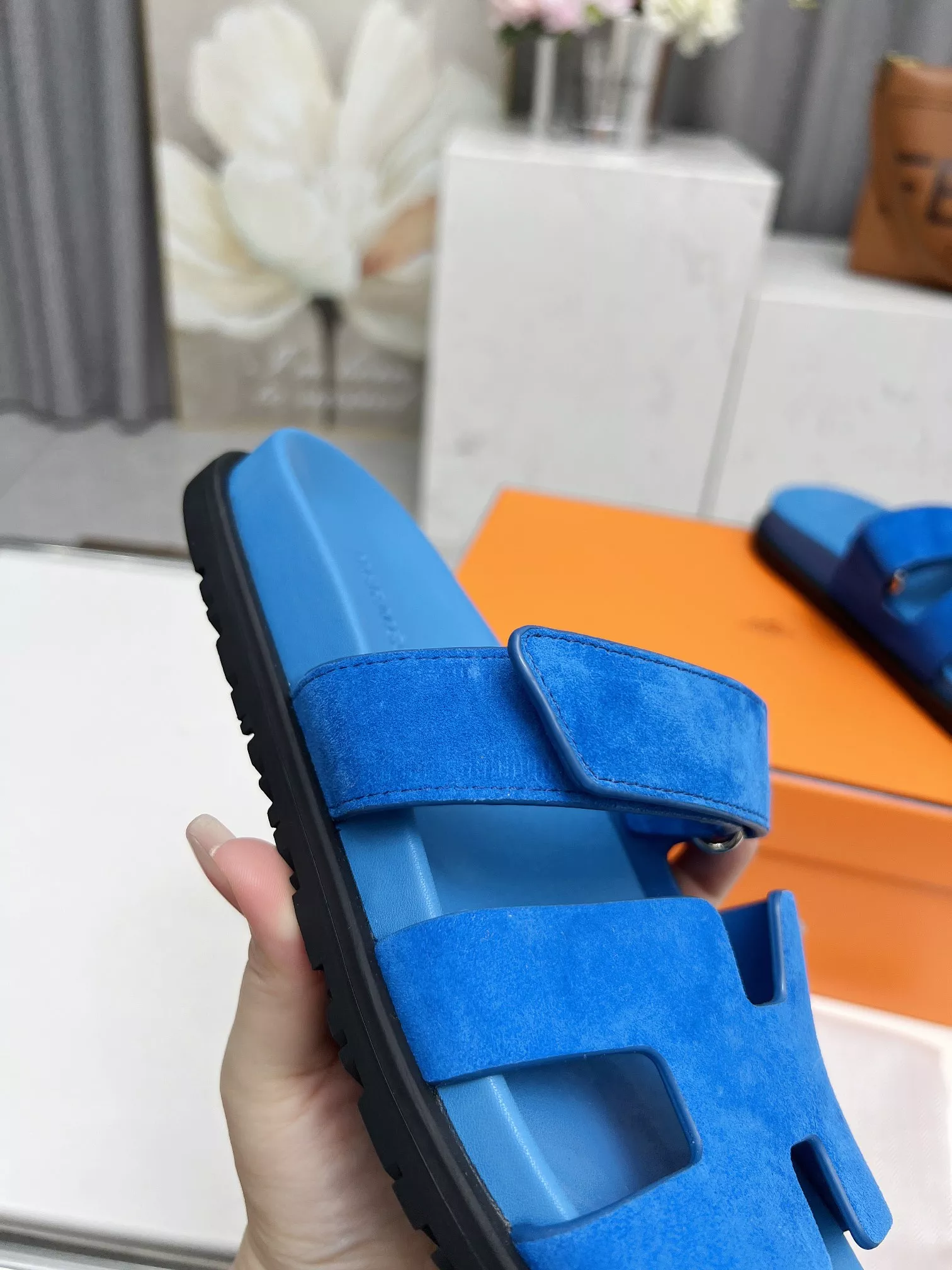 Sleek 4588 Hermes Slippers For Men