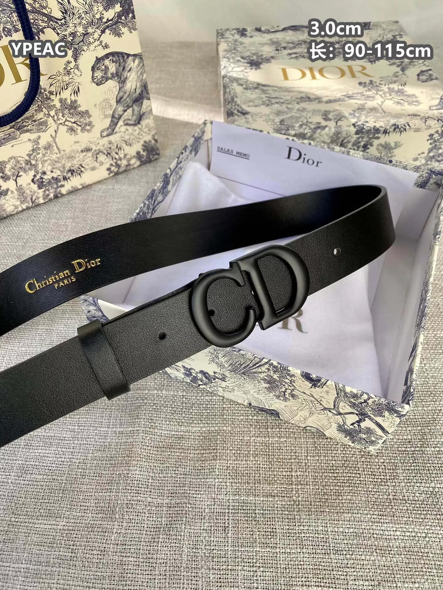 Sleek 4599 Christian Dior AAA Quality Belts For Women