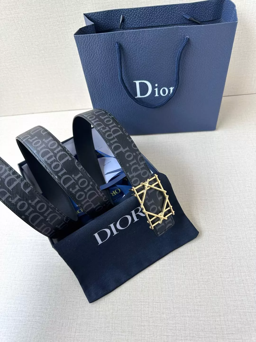 Sleek 4733 Christian Dior AAA Quality Belts In 3.5cm For Unisex