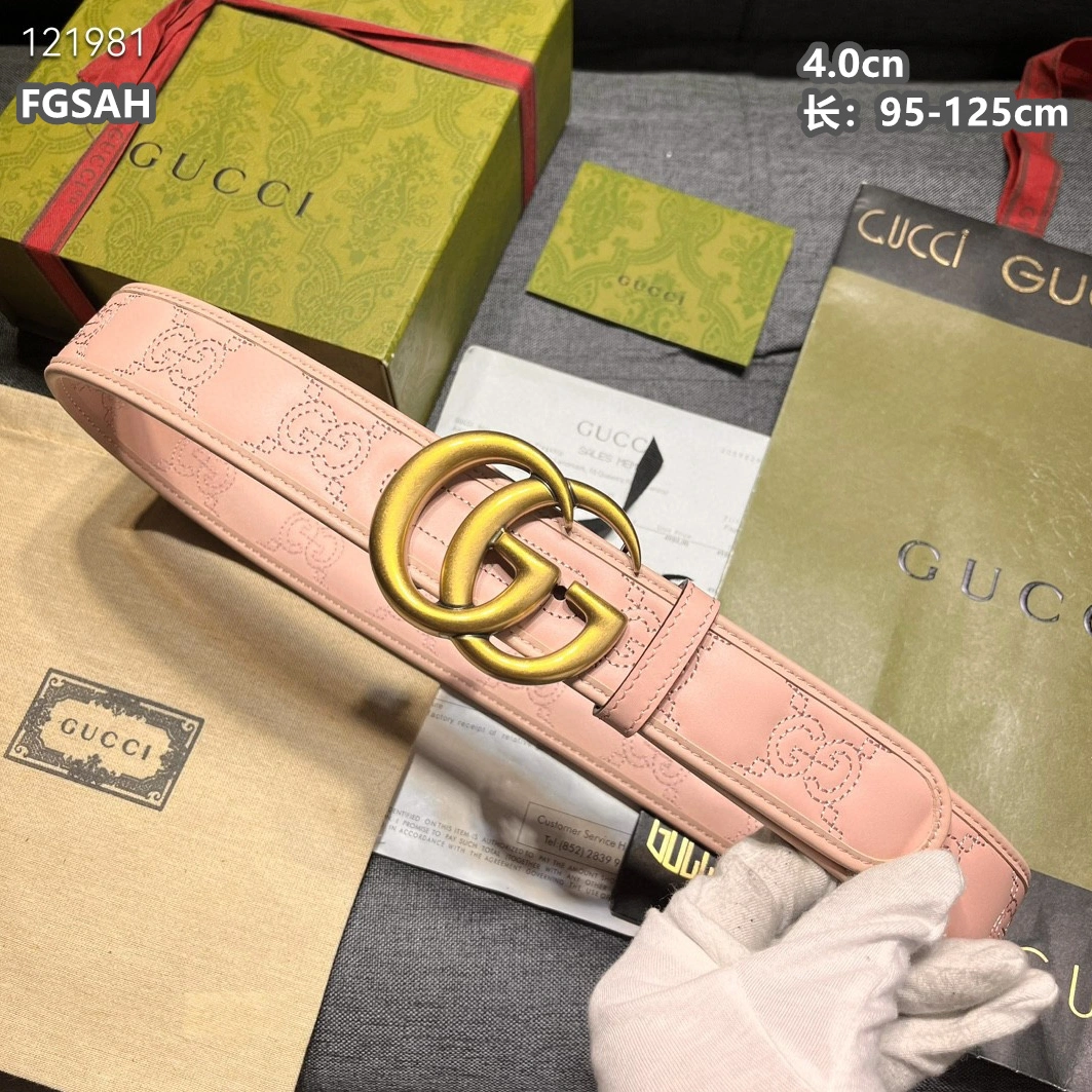 Sleek 500 Gucci AAA Quality Belts For Unisex