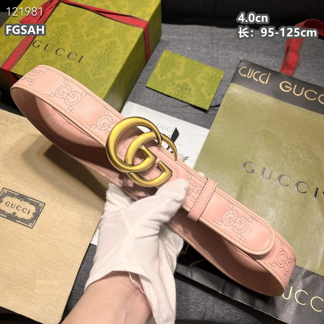 Sleek 500 Gucci AAA Quality Belts For Unisex