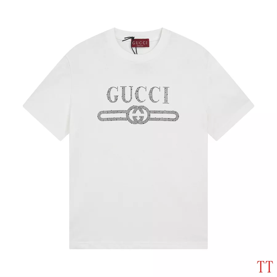 Sleek 5309 Gucci T-Shirts Short Sleeved For Unisex