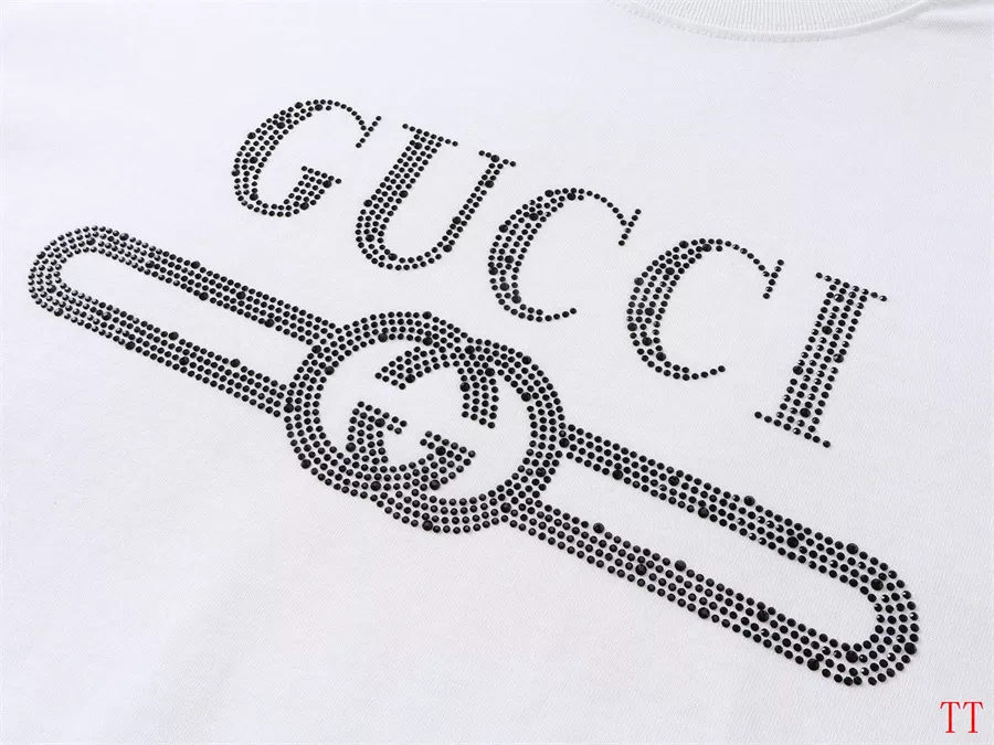 Sleek 5309 Gucci T-Shirts Short Sleeved For Unisex