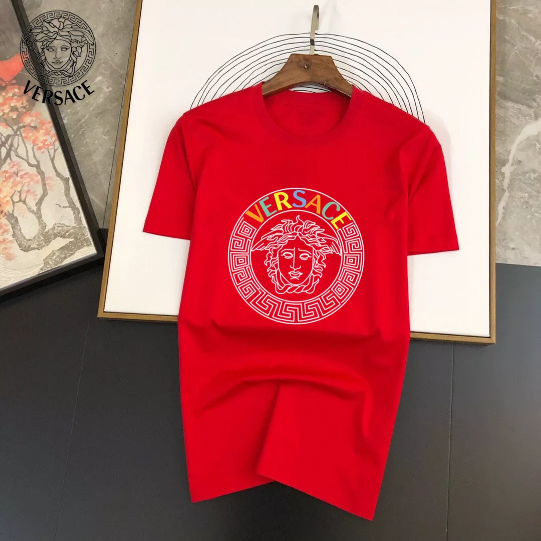 Sleek 5324 Versace T-Shirts Short Sleeved For Unisex