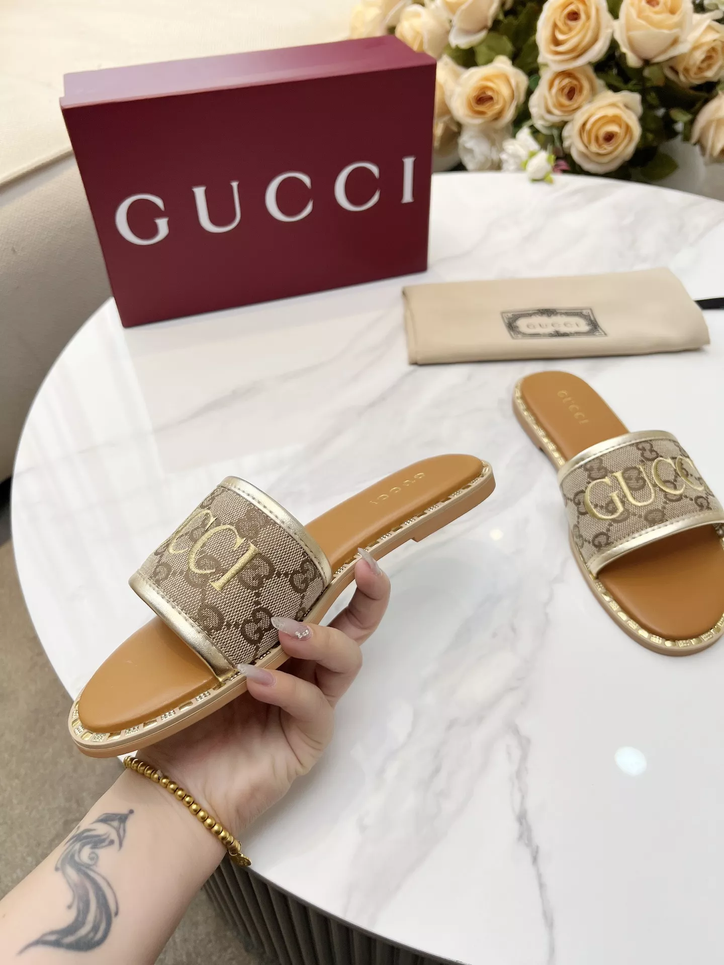 Sleek 5477 Gucci Slippers For Women