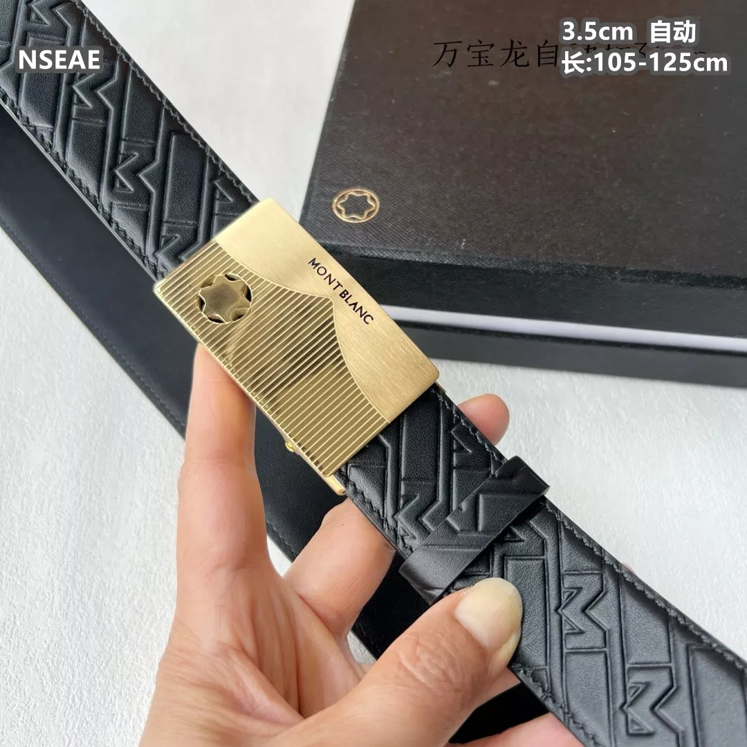 Sleek 5663 Montblanc AAA Quality Belts For Men