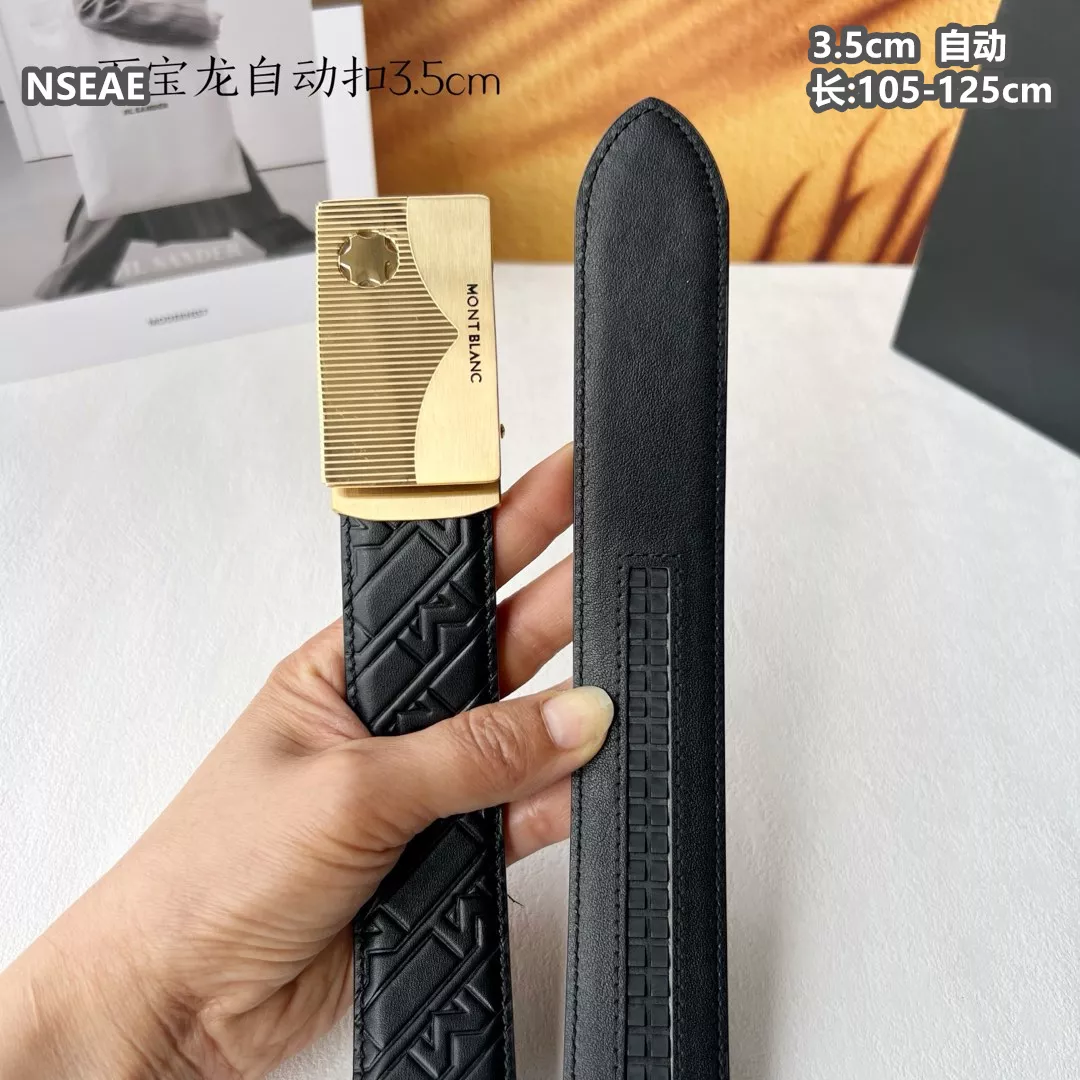 Sleek 5663 Montblanc AAA Quality Belts For Men