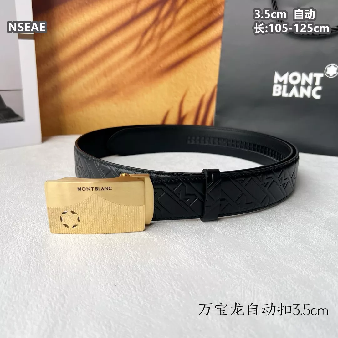 Sleek 5663 Montblanc AAA Quality Belts For Men