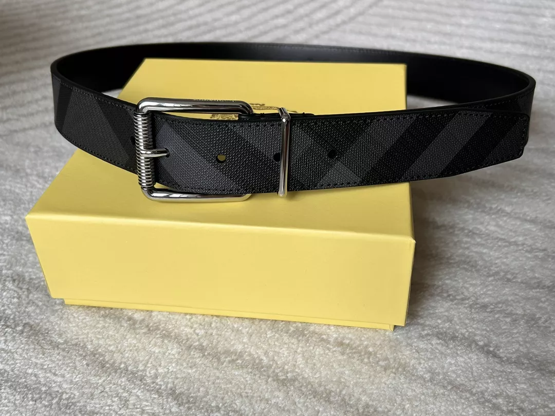 Sleek 5972 Burberry AAA Quality Belts In 3.5cm For Men