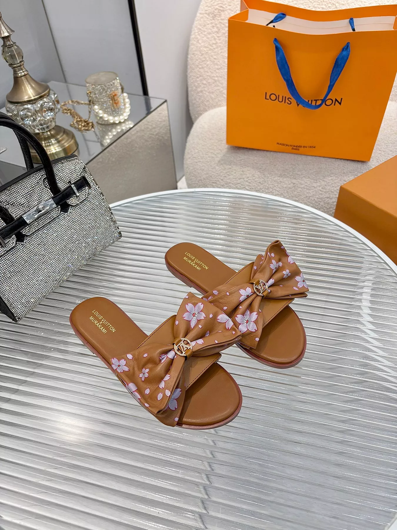 Sleek 6078 Louis Vuitton Slippers For Women