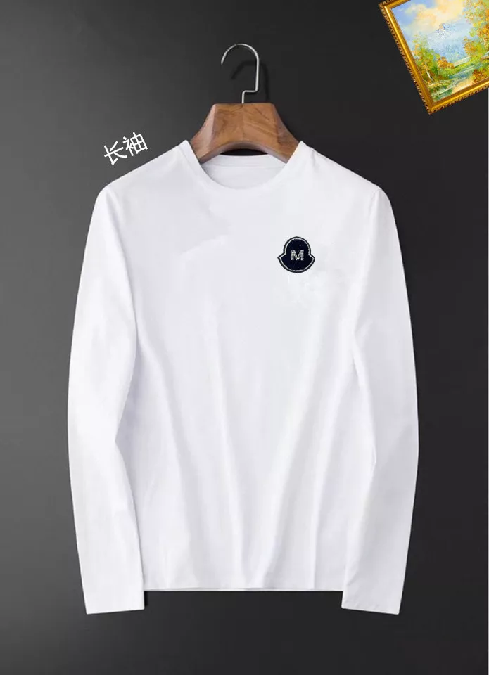 Sleek 6465 Moncler T-Shirts Long Sleeved For Unisex