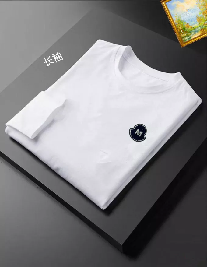 Sleek 6465 Moncler T-Shirts Long Sleeved For Unisex