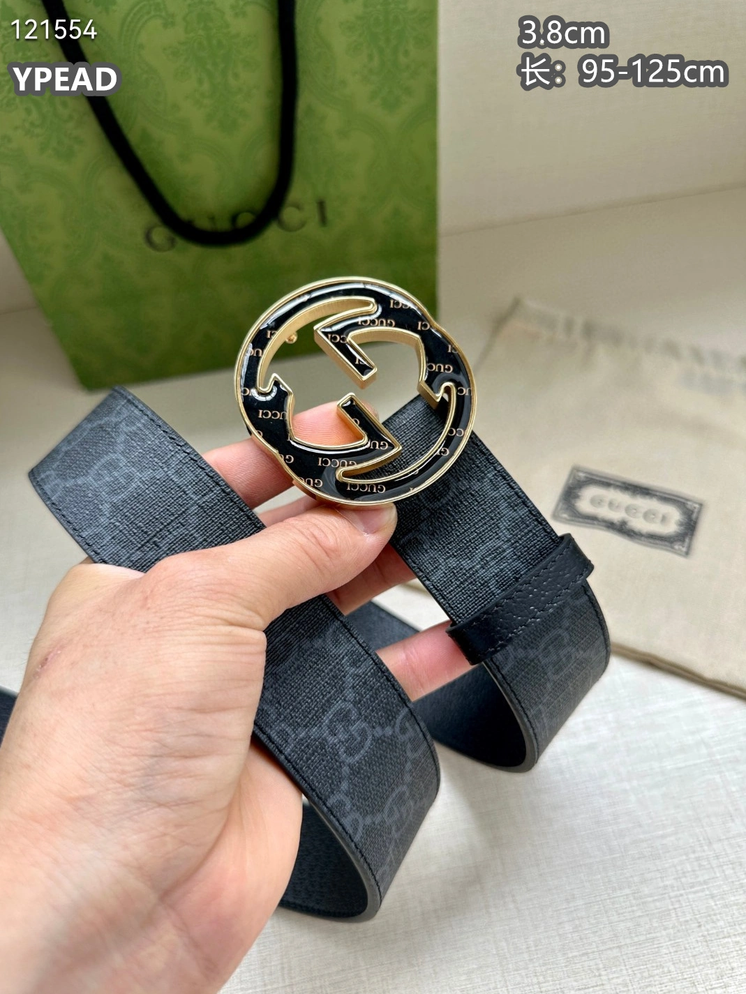 Sleek 677 Gucci AAA Quality Belts For Men