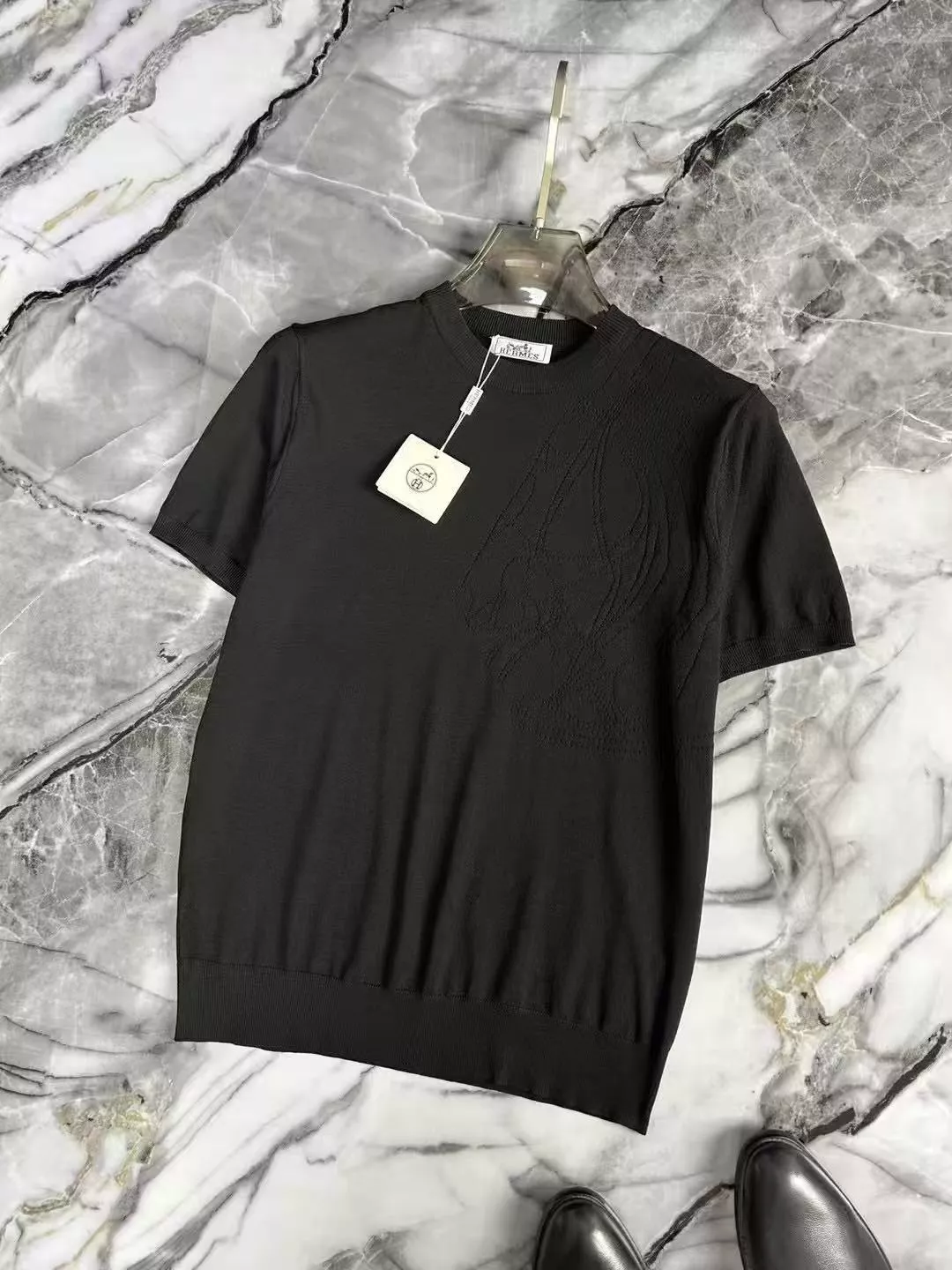 Sleek 7044 Hermes T-Shirts Short Sleeved For Men