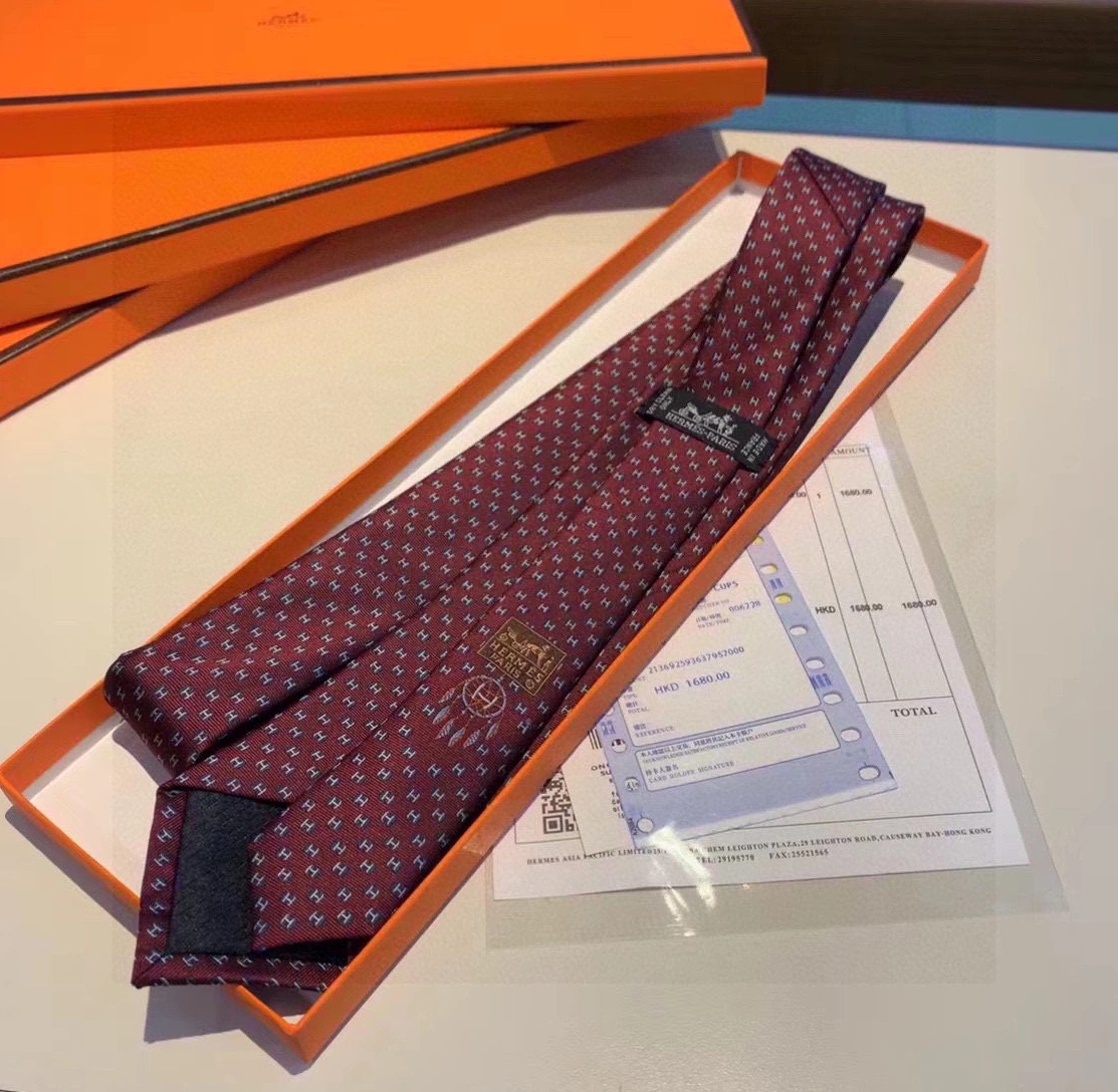 Sleek 7440 Hermes Necktie For Men