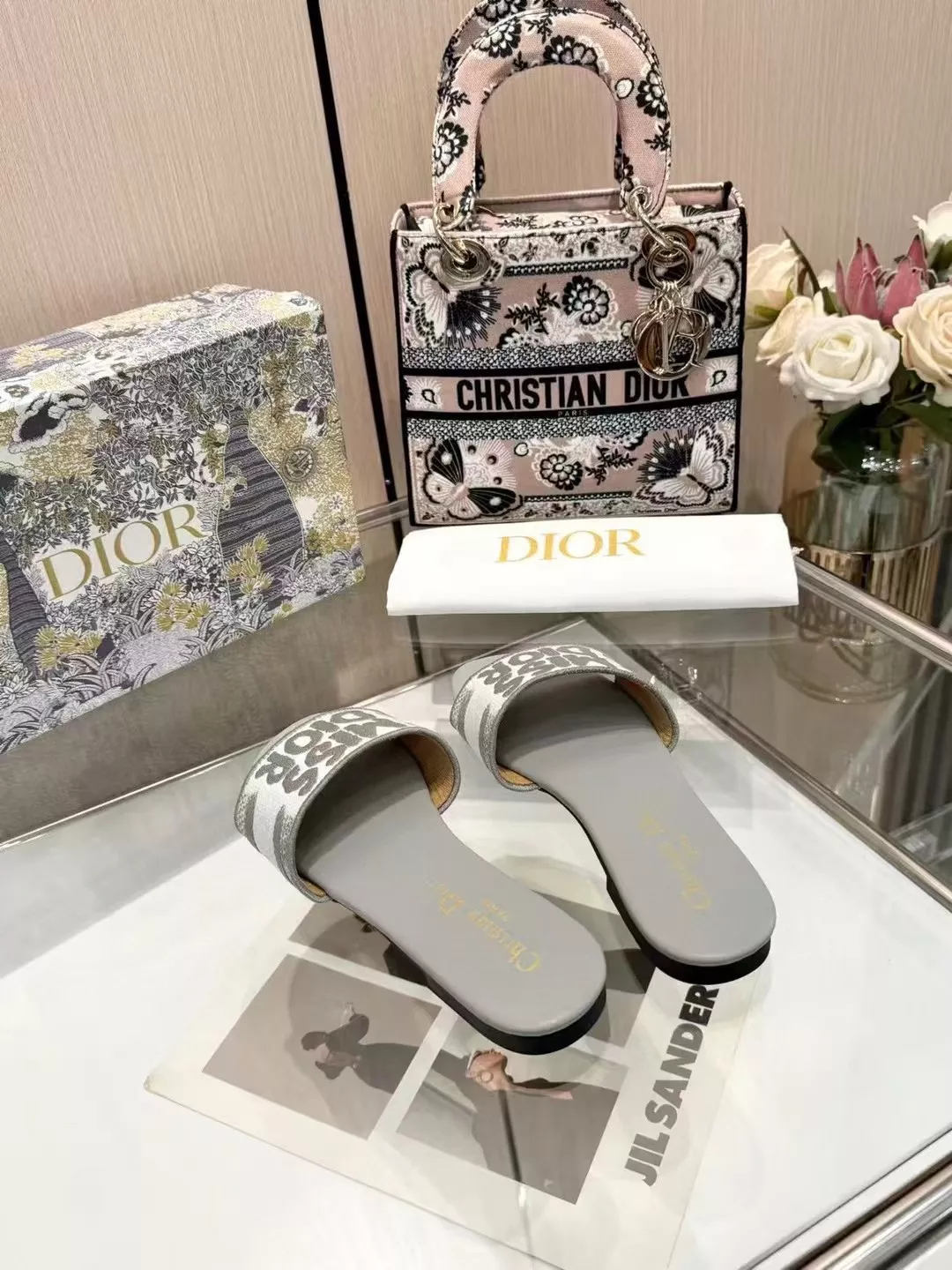 Sleek 7657 Christian Dior Slippers For Women