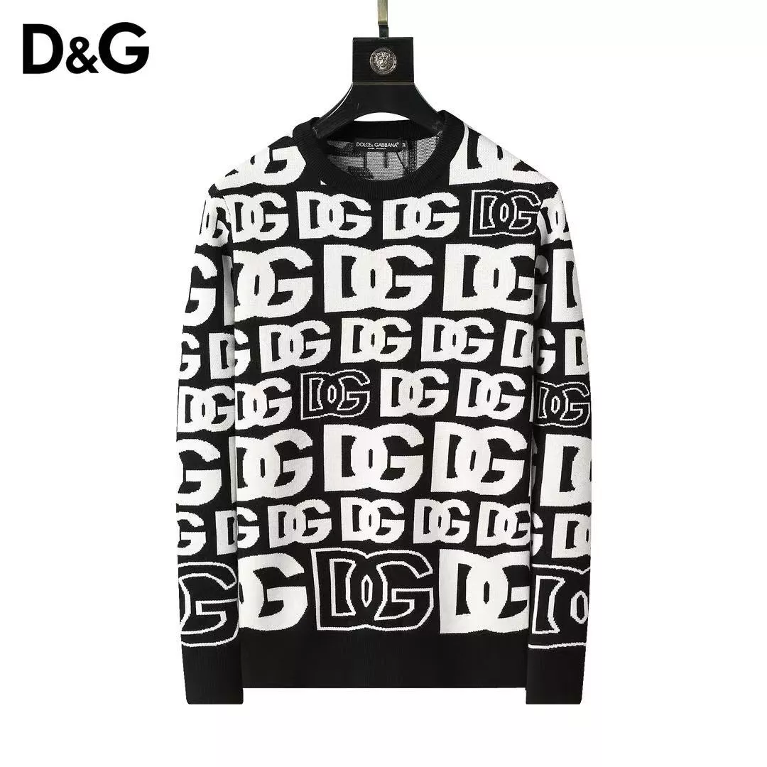 Sleek 7709 Dolce & Gabbana D&G Sweaters Long Sleeved For Men