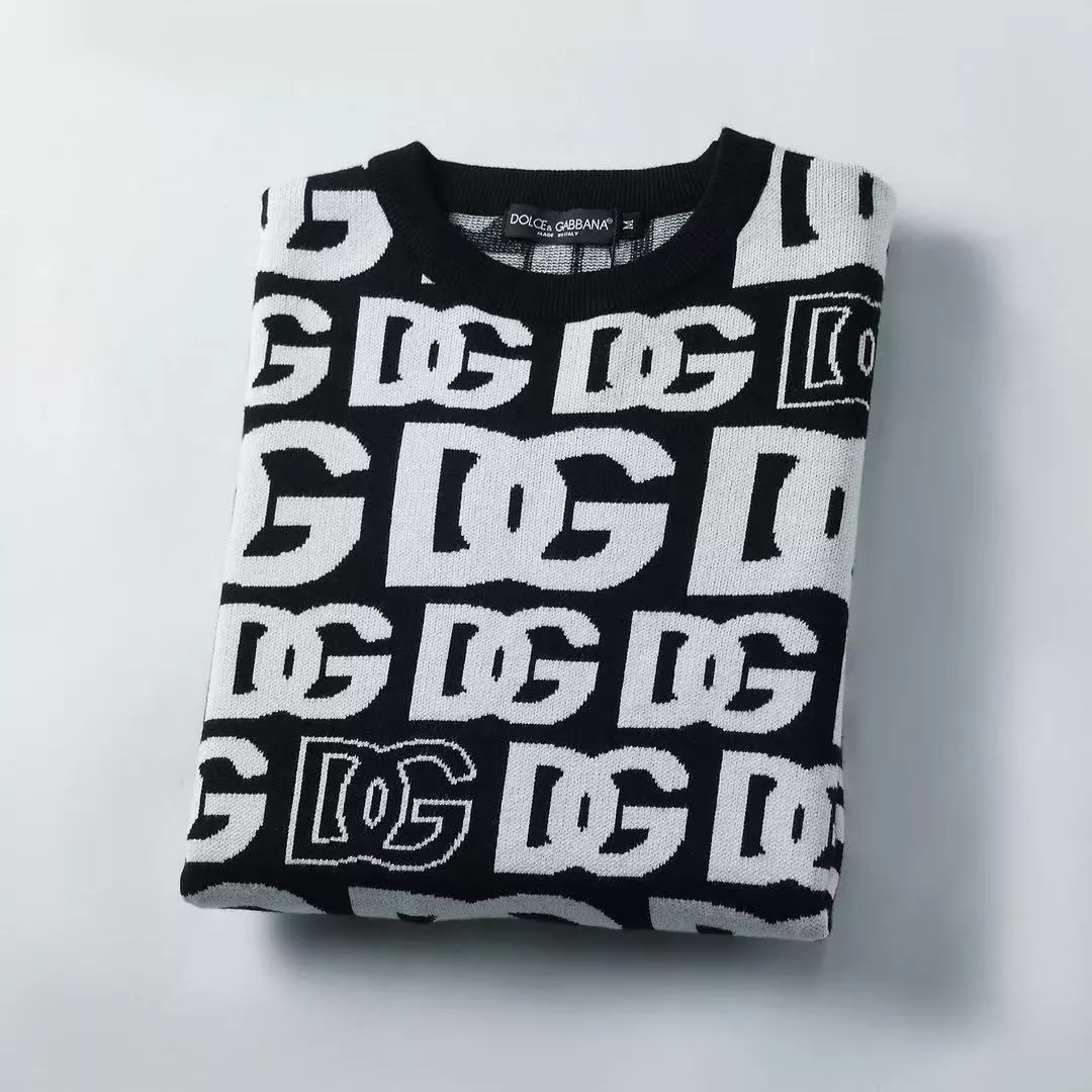 Sleek 7709 Dolce & Gabbana D&G Sweaters Long Sleeved For Men