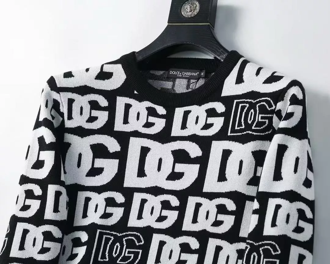 Sleek 7709 Dolce & Gabbana D&G Sweaters Long Sleeved For Men