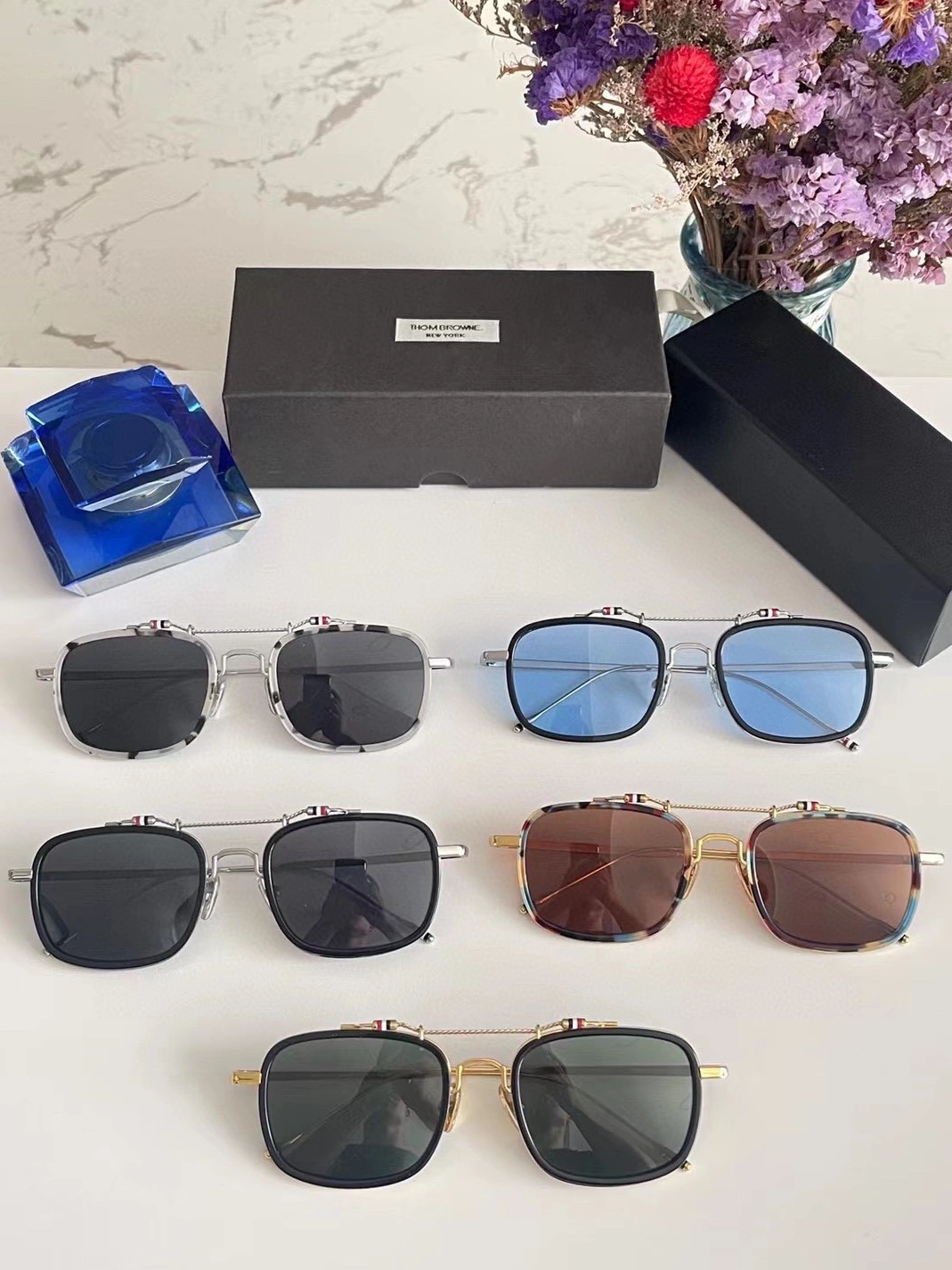 Sleek 7713 Thom Browne AAA Quality Sunglasses