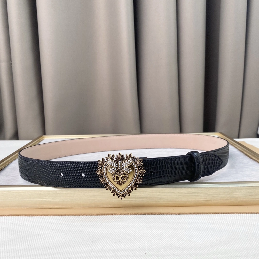Sleek 7925 Dolce & Gabbana D&G AAA Quality Belts For Women