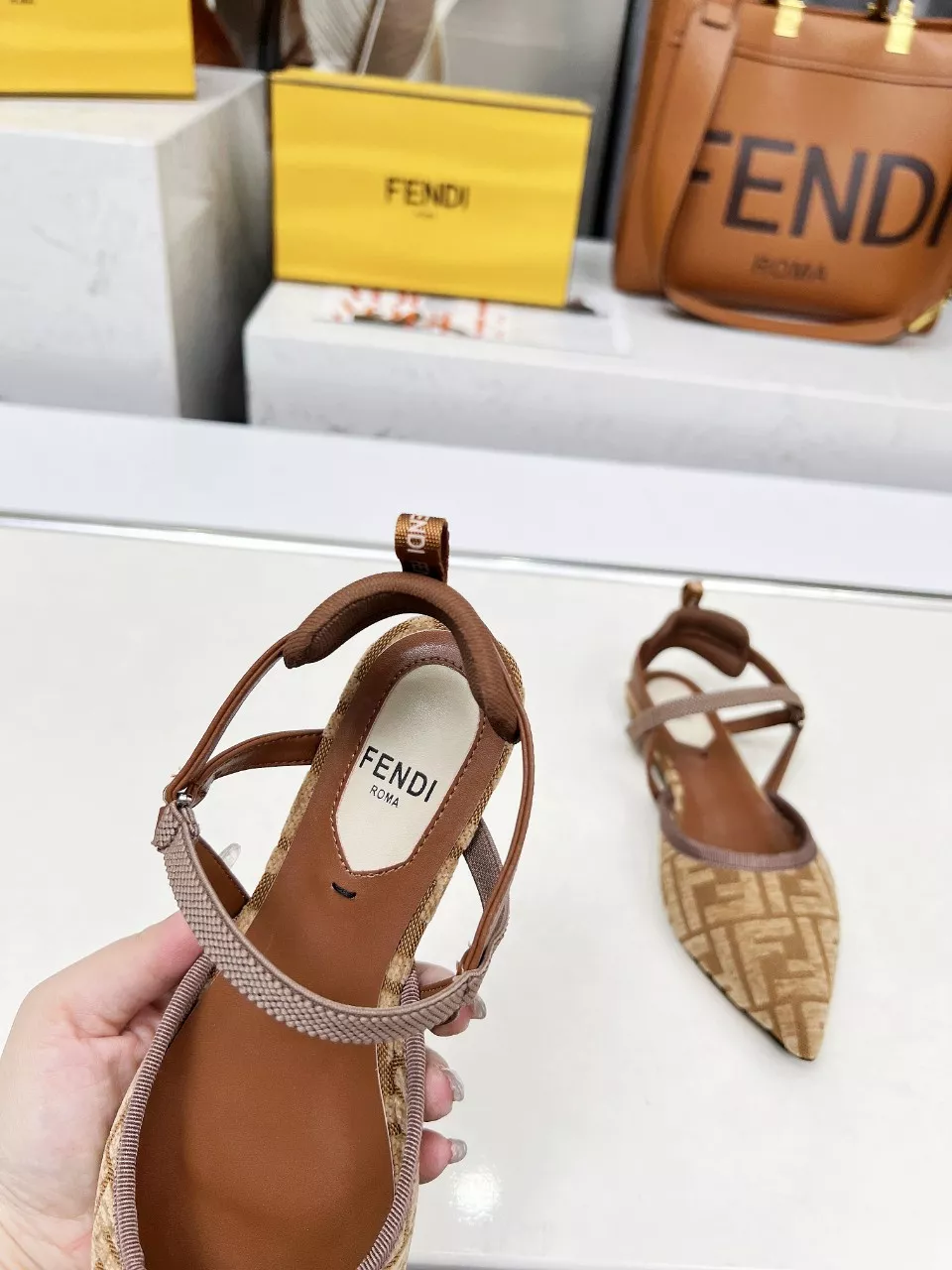 Sleek 8087 Fendi Sandal For Women